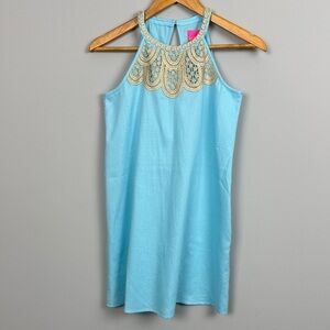 Lilly Pulitzer Girls Mini Pearl Shift Dress. Size 14.